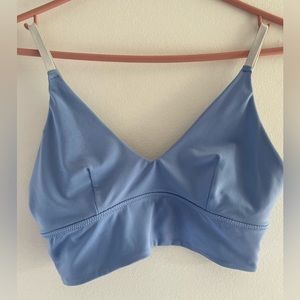 Aerie chill play move 2 tone blue bralette